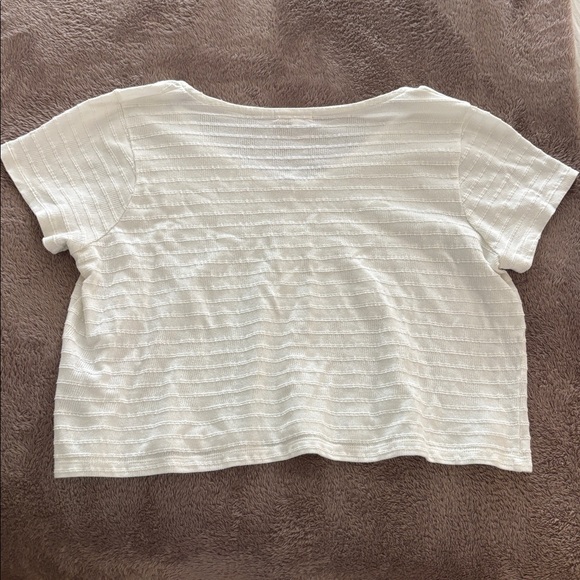 Madewell crop off white top size M - Picture 3 of 5